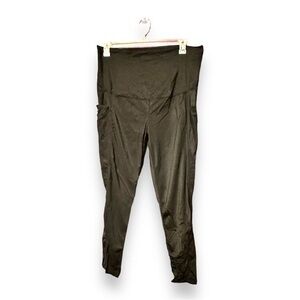 SHEIN Womens Black Maternity Tights XXL